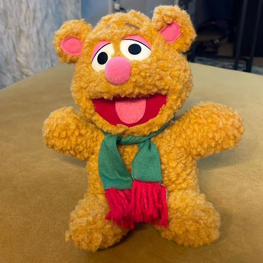 Vintage 1987 Muppet Babies Fozzie Bear 7″ Plush